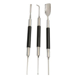 Maxbell 3 Pieces Coffee Jacquard Carving Needle for Shop Coffee Decorating DIY