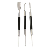 Maxbell 3 Pieces Coffee Jacquard Carving Needle for Shop Coffee Decorating DIY