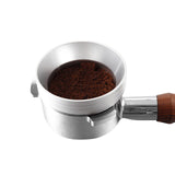 Maxbell Aluminum Alloy Coffee Dosing Funnel Coffee Intelligent Dosing Ring silver