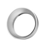 Maxbell Aluminum Alloy Coffee Dosing Funnel Coffee Intelligent Dosing Ring silver