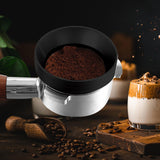 Maxbell Aluminum Alloy Coffee Dosing Funnel Coffee Intelligent Dosing Ring black