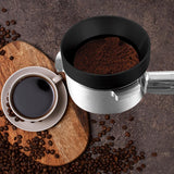 Maxbell Aluminum Alloy Coffee Dosing Funnel Coffee Intelligent Dosing Ring black