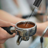 Maxbell Professional coffee Stirrer Coffee Stirring Tamper with Stand Black Silver