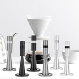 Maxbell Professional coffee Stirrer Coffee Stirring Tamper with Stand Black Silver