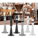 Maxbell Professional coffee Stirrer Coffee Stirring Tamper with Stand Black Silver