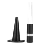 Maxbell Professional coffee Stirrer Coffee Stirring Tamper with Stand Black Silver