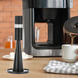 Maxbell Professional coffee Stirrer Coffee Stirring Tamper with Stand Black Silver