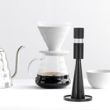 Maxbell Professional coffee Stirrer Coffee Stirring Tamper with Stand Black Silver