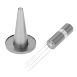 Maxbell Professional coffee Stirrer Coffee Stirring Tamper with Stand grey and silver