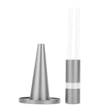 Maxbell Professional coffee Stirrer Coffee Stirring Tamper with Stand grey and silver