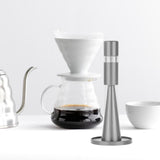 Maxbell Professional coffee Stirrer Coffee Stirring Tamper with Stand grey and silver
