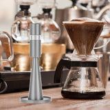 Maxbell Professional coffee Stirrer Coffee Stirring Tamper with Stand grey and silver