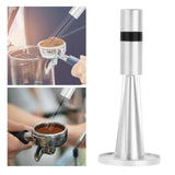 Maxbell Professional coffee Stirrer Coffee Stirring Tamper with Stand Silver Black