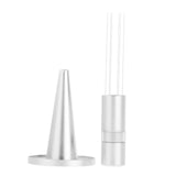 Maxbell Professional coffee Stirrer Coffee Stirring Tamper with Stand Silver