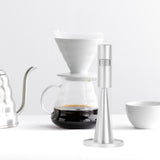 Maxbell Professional coffee Stirrer Coffee Stirring Tamper with Stand Silver