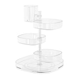 Maxbell Makeup Organizer Cosmetic Storage Display Case Adjustable Height Lipsticks