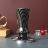Maxbell Espresso Tamper Carbon Fibre Handle Elastic Feedback Design 58mm
