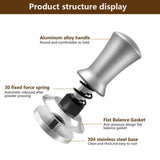 Maxbell Espresso Distributor Stainless Steel Bean Press Tool Leveler Hand Tampers 58mm