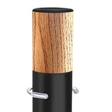 Maxbell Milk Frother Egg Beater Stirring Kitchen Whisk Coffee for Frappe Drink Latte Black and Brown