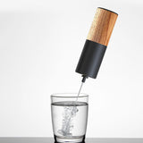 Maxbell Milk Frother Egg Beater Stirring Kitchen Whisk Coffee for Frappe Drink Latte Black and Brown