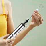 Maxbell Household Milk Frother Whisk Drink 3 Speeds for Frappe Drink