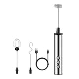 Maxbell Household Milk Frother Whisk Drink 3 Speeds for Frappe Drink