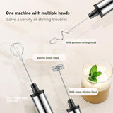 Maxbell Household Milk Frother Whisk Drink 3 Speeds for Frappe Drink