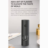 Maxbell Small Automatic Pepper Mill Grinder Refillable Power Shakers for Restaurant