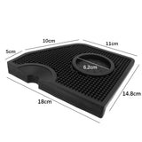 Maxbell Silicone Espresso Tamper Mat Dropped Mat Anti Slip Barista Tool Corner Pad