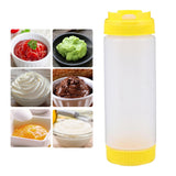 Maxbell 20 oz Sauce Bottles Salad Dressing Bottles Sauce Squeezer Container Yellow