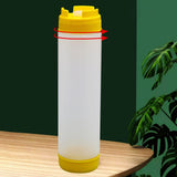 Maxbell 20 oz Sauce Bottles Salad Dressing Bottles Sauce Squeezer Container Yellow