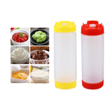 Maxbell 20 oz Sauce Bottles Salad Dressing Bottles Sauce Squeezer Container Yellow