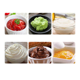 Maxbell 20 oz Sauce Bottles Salad Dressing Bottles Sauce Squeezer Container Yellow