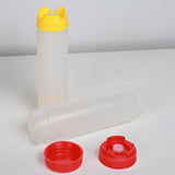 Maxbell 20 oz Sauce Bottles Salad Dressing Bottles Sauce Squeezer Container Yellow