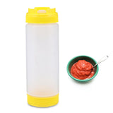 Maxbell 20 oz Sauce Bottles Salad Dressing Bottles Sauce Squeezer Container Yellow