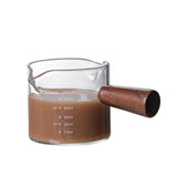 Maxbell Glass Measuring Cup Double Spouts Temperature Resistant for Wine Bar Liquid