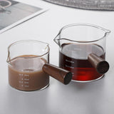 Maxbell Glass Measuring Cup Double Spouts Temperature Resistant for Wine Bar Liquid
