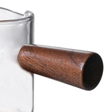 Maxbell Glass Measuring Cup Double Spouts Temperature Resistant for Wine Bar Liquid