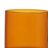 Maxbell milk Tea Cup with Handle Heat Resistance for Office Flower Tea Cereal Orange
