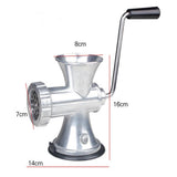 Maxbell Aluminum Alloy Manual Meat Grinder Household for Chicken Beef Accessories
