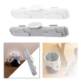 Maxbell Flexible Garbage Sorting Clip Household Classification for Cupboard Kitchen white
