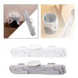 Maxbell Flexible Garbage Sorting Clip Household Classification for Cupboard Kitchen white