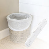 Maxbell Flexible Garbage Sorting Clip Household Classification for Cupboard Kitchen white