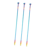 Maxbell 3Pcs Cocktail Stirrers Coffee Beverage Stir for Wine Making Brewing Bar Colorful
