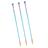 Maxbell 3Pcs Cocktail Stirrers Coffee Beverage Stir for Wine Making Brewing Bar Colorful