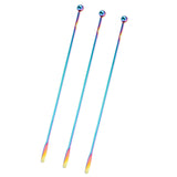 Maxbell 3Pcs Cocktail Stirrers Coffee Beverage Stir for Wine Making Brewing Bar Colorful