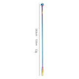 Maxbell 3Pcs Cocktail Stirrers Coffee Beverage Stir for Wine Making Brewing Bar Colorful