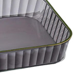 Maxbell Small Plate Dinnerware Fruit Snack Plate Pickle Dish Reusable for Home Gray