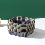 Maxbell Small Plate Dinnerware Fruit Snack Plate Pickle Dish Reusable for Home Gray