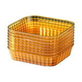 Maxbell Small Plate Dinnerware Fruit Snack Plate Pickle Dish Reusable for Home Yellow